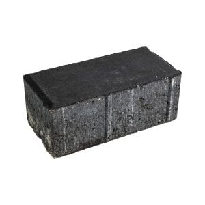 Upper-Side Image Al Manaratain Black Concrete Paver - Smooth