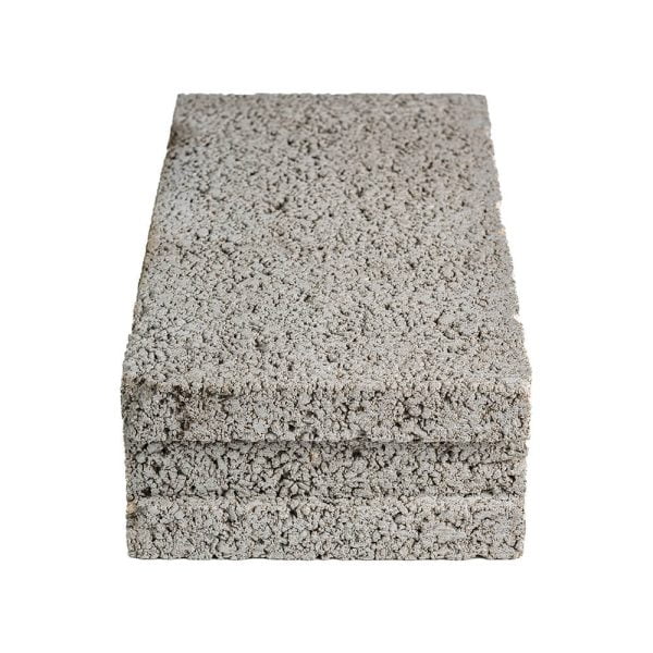 Al Manaratain 4" hollow core concrete block - sideways top view